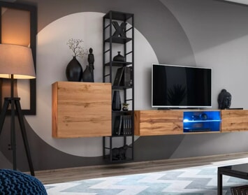 Jak do moderního designu obývacího pokoje včlenit černý kov?