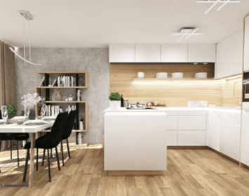 Očima designéra: Moderní kuchyně v bílém provedení