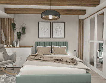 Očima designéra: Ložnice ve skandinávském stylu