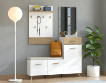 Praktické a designové zařízení pomocí chodbových sestav