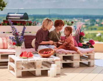 Paletové sezení: jak proměnit palety ve stylový nábytek