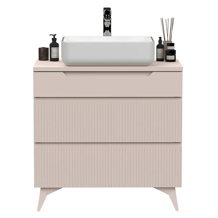 Koupelnová skříňka s umyvadlem 80-3Z RIO kašmírová 1