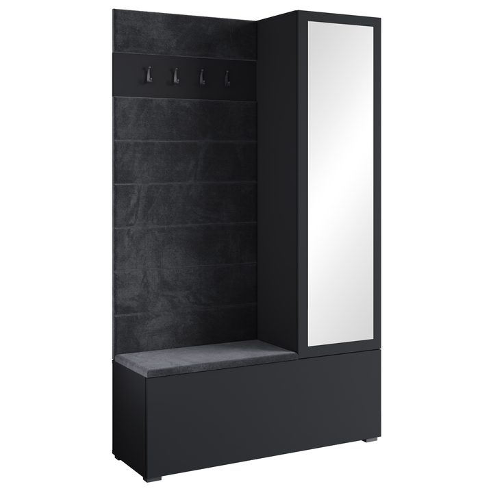 Sconto Předsíňová sestava  ABRA černá