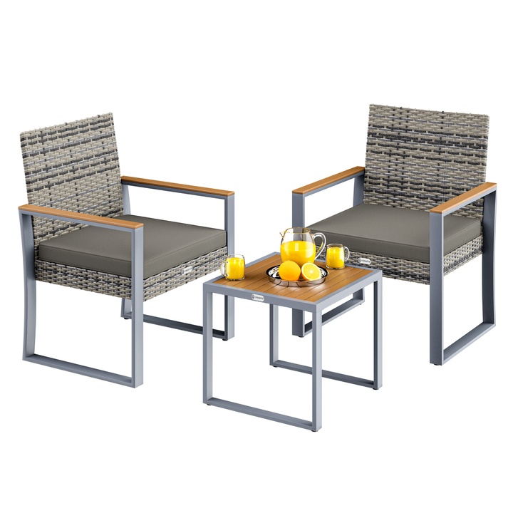 Zahradní set ACADA šedá 1