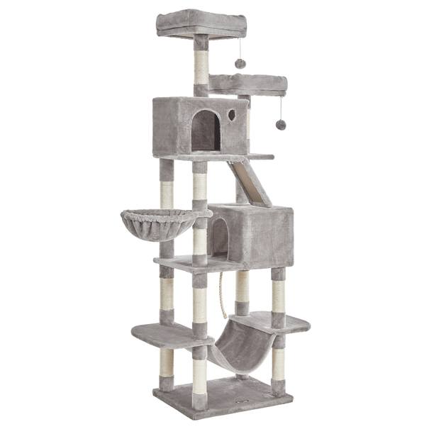 Kočičí škrabadlo ACADEMIA světle šedá 1