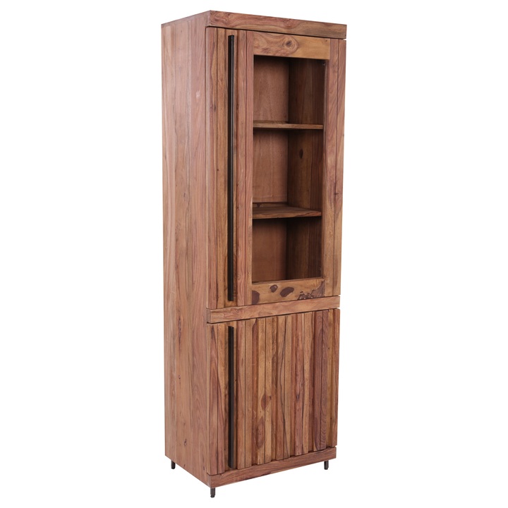 Sconto Vitrína ADANA palisandr, šířka 60 cm