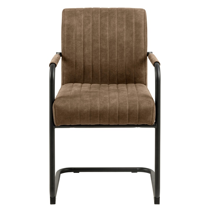 Sconto Jídelní židle ADELE hnědá/černá