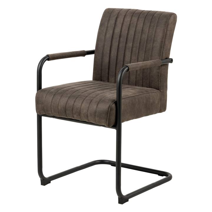 Sconto Jídelní židle ADELE šedá/černá