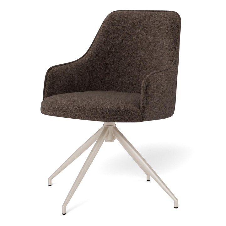 Sconto Jídelní židle ADIA hnědá/šedá