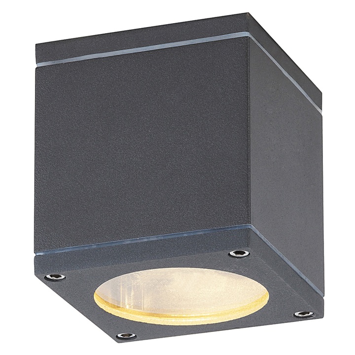 Sconto Venkovní stropní svítidlo AKRON antracitová