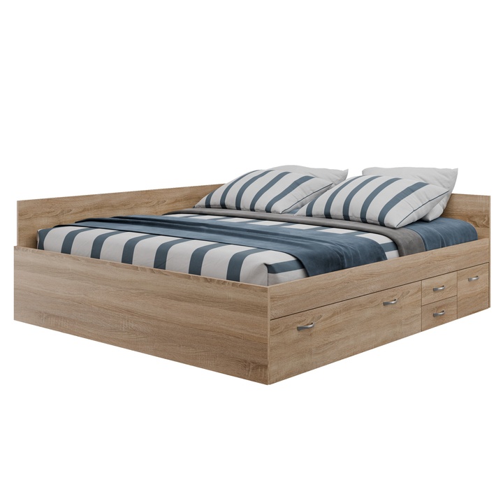 Sconto Válenda ALEŠ 4 dub sonoma, 180x200 cm