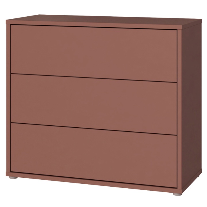 Komoda ALICE 2 terakota, šířka 95 cm 1