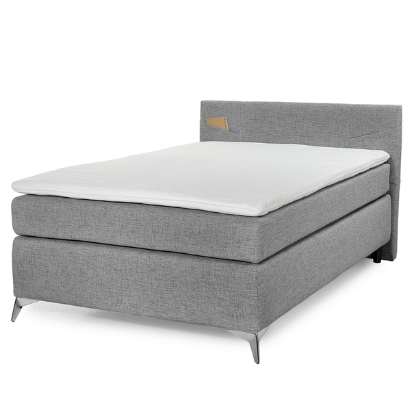 Postel boxspring ALISA světle šedá 1