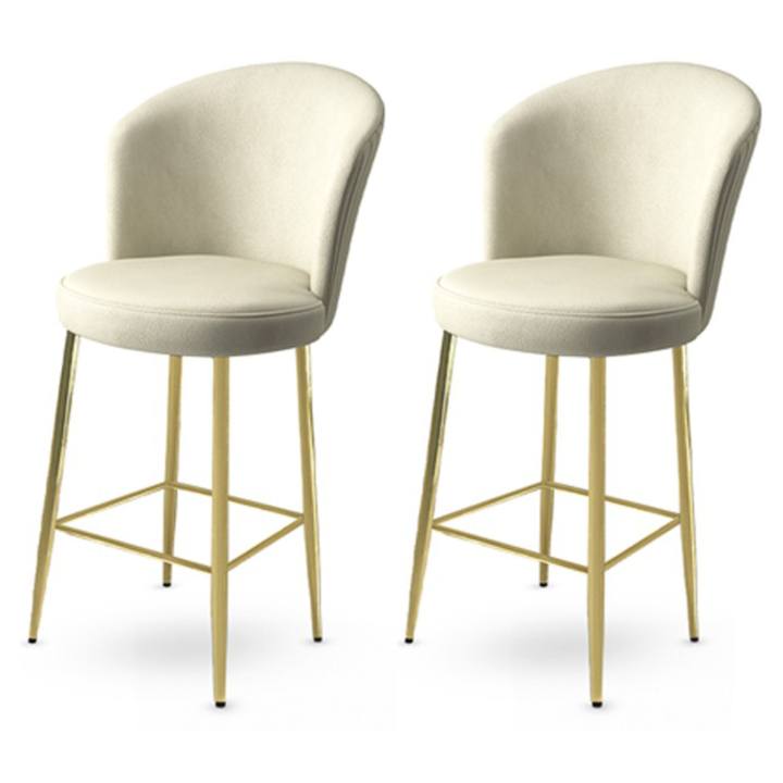 Sconto Jídelní židle ALTE krémová/zlatá, set 2 ks