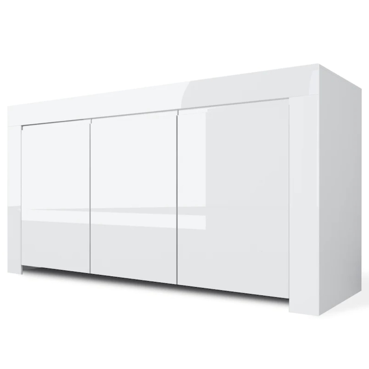 Sconto Komoda AMALFI 1 bílá lesklá