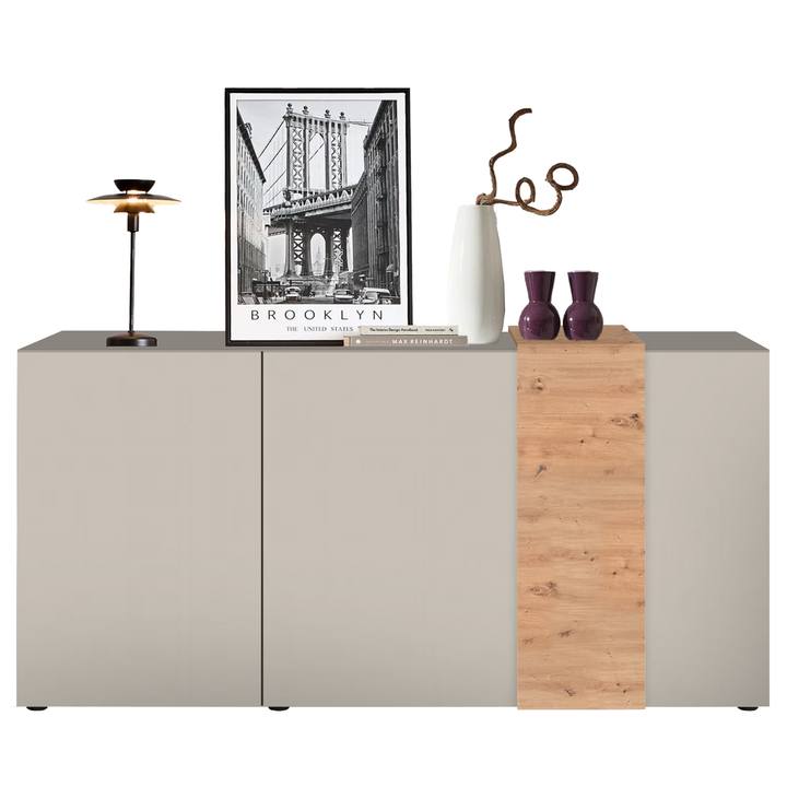 Sconto Komoda AMALFI 2 kašmír/dub artisan