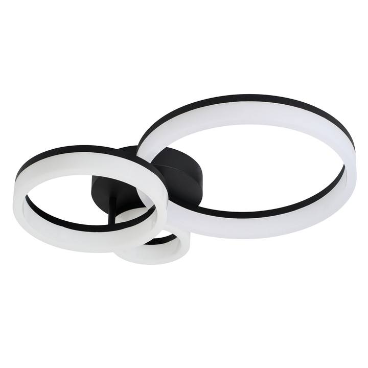 Sconto Stropní svítidlo AMILIA 1 černá