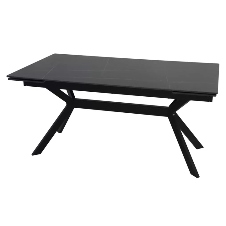 Sconto Jídelní stůl AMPIRAO černá, šířka 160 cm