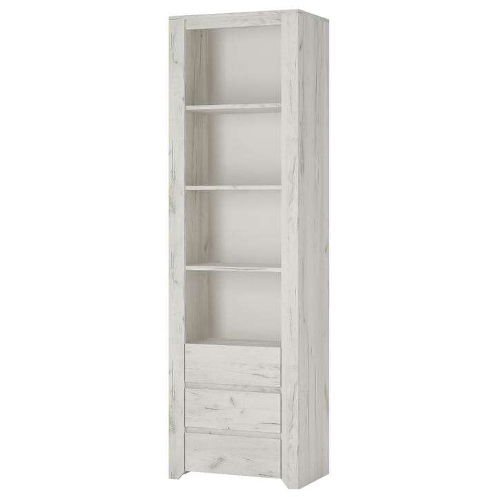 Sconto Regál ANGEL 11 dub craft bílý