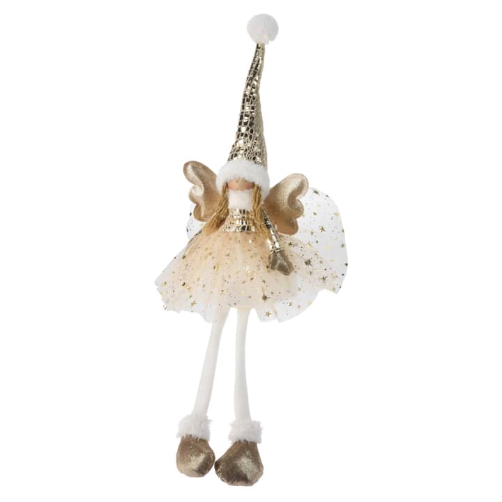 Dekorace anděl ANGIE II zlatá, výška 60 cm 1