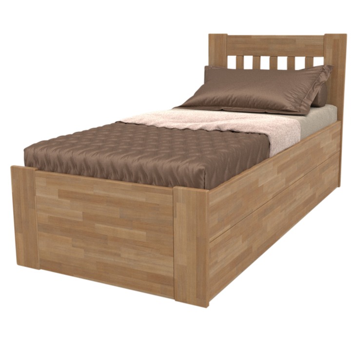 Postel APOLONIE BOX I buk, 90x200 cm 1