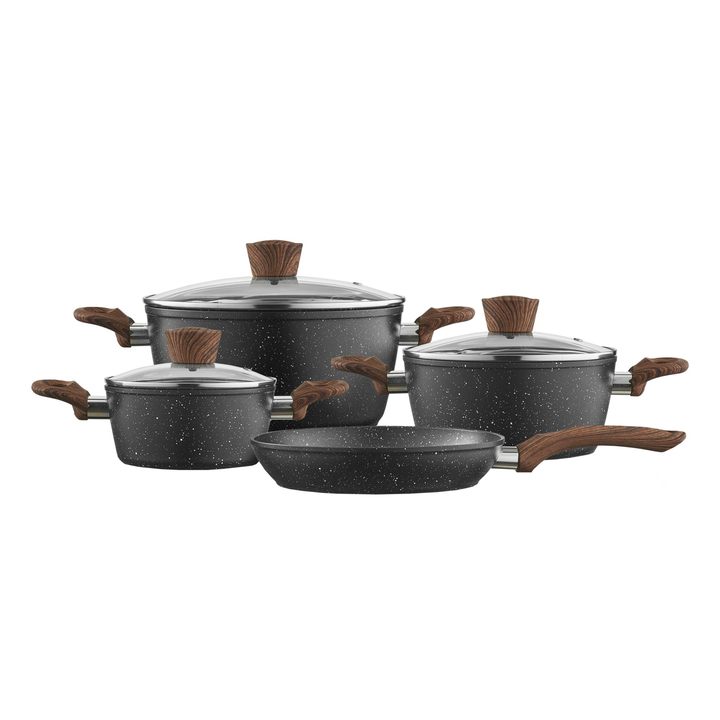 Sconto Sada hrnců ARBOR 7 ks (2 hrnce, 1 pánev, 1 rendlík, 3 poklice)