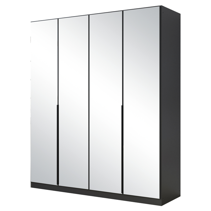 Sconto Šatní skříň ARCENIA IV šedá metalická