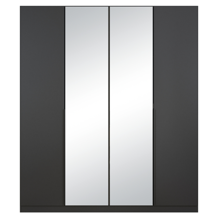 Sconto Šatní skříň ARCENIA šedá metalická