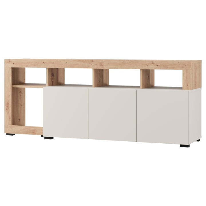 TV komoda ARGYLL 154 1Z1D kašmírová/dub artisan 1
