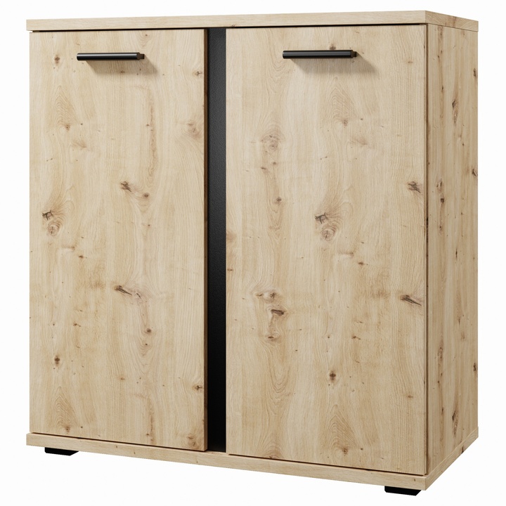 Sconto Komoda ARLANA 1 dub artisan/černá