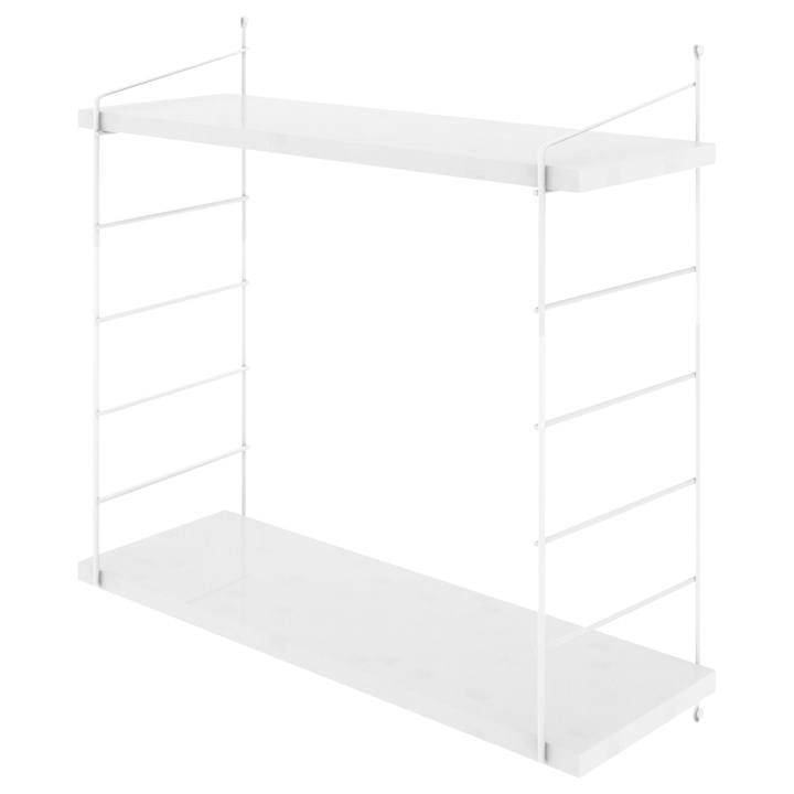 Sconto Nástěnný regál ARMONI bílá