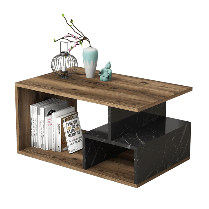 Konferenční stolek ARTE ořech/černá 1