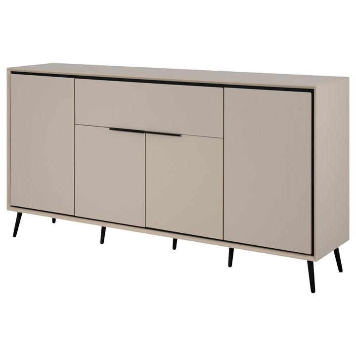 Komoda ARTURO 51B písková/černá 1