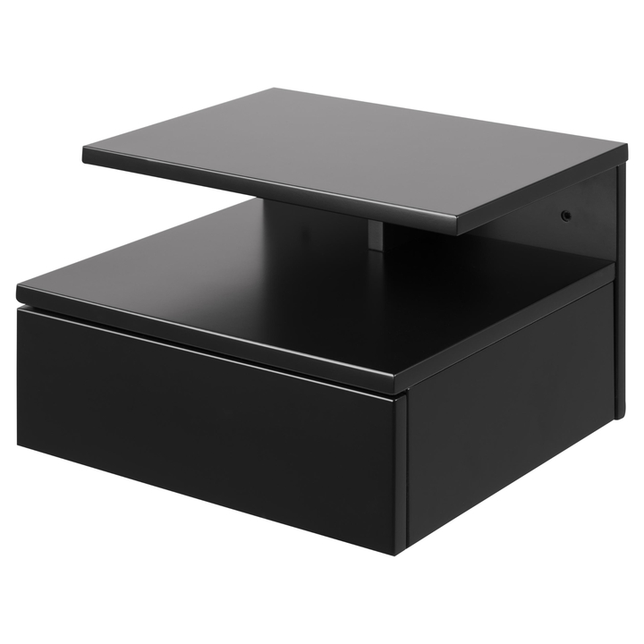 Sconto Noční stolek  ASHLAN 2 černá
