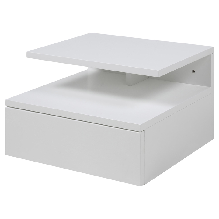 Sconto Noční stolek  ASHLAN 2 bílá