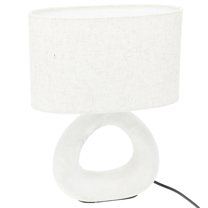 Sconto Stolní lampa AURA bílá