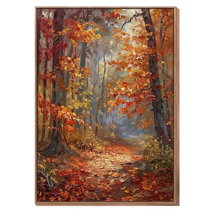 Sconto Obraz AUTUMN IV 70x100 cm, motiv podzimní les