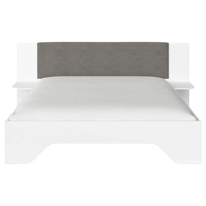 Sconto Postel AVELO alpská bílá/šedá, 160x200 cm