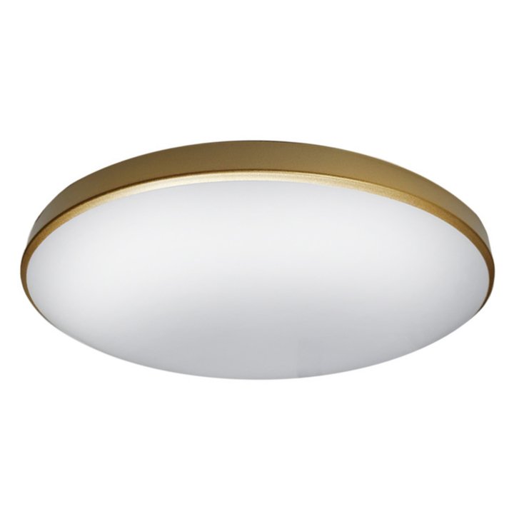 Sconto Stropní svítidlo AVEN zlatá, průměr 25 cm