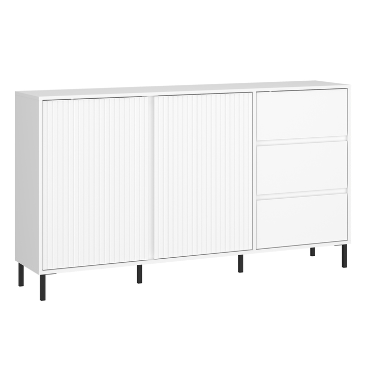 Sconto Komoda AVENALE 01 bílá vysoký lesk