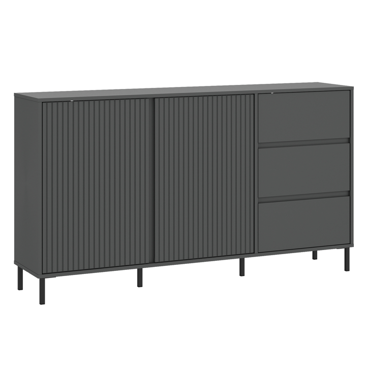 Sconto Komoda AVENALE 01 antracitová