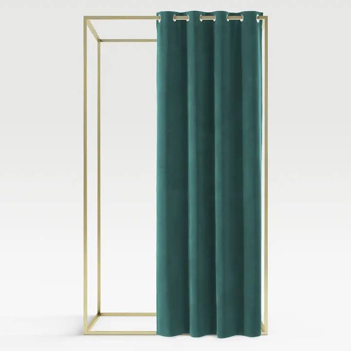 Sconto Závěs  BABSI tmavě zelená, 135x245 cm