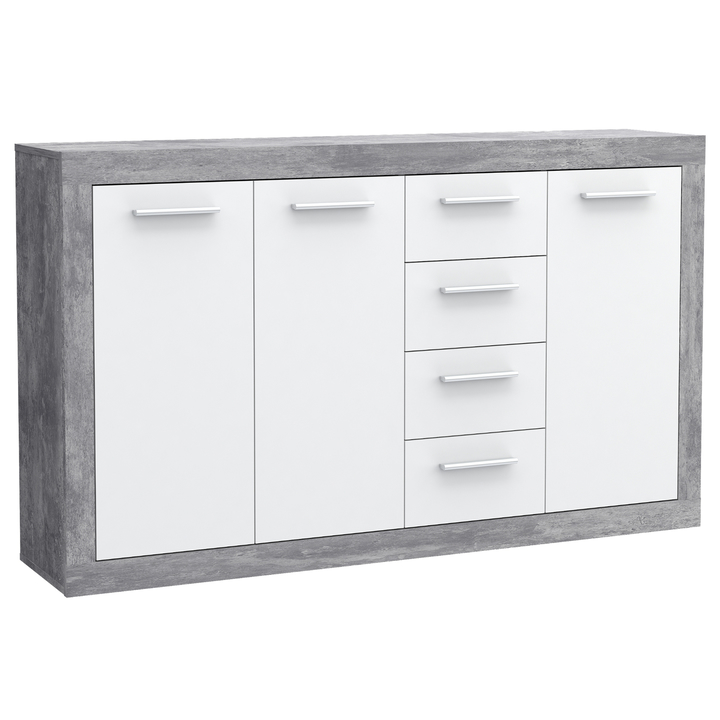 Komoda BACCIO 241 bílá/beton 1