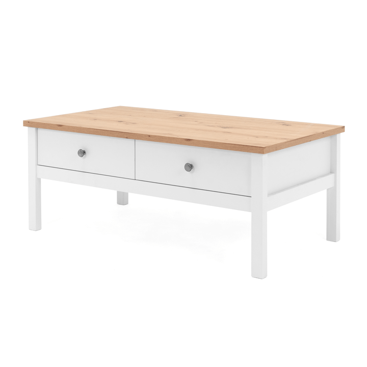 Sconto Konferenční stolek BALDWIN dub artisan/bílá