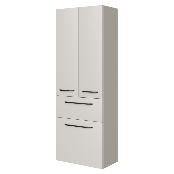 Sconto Vysoká koupelnová skříňka BALTO 2 kašmírová