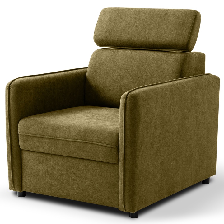 Sconto Křeslo BARCELO tmavě zelená