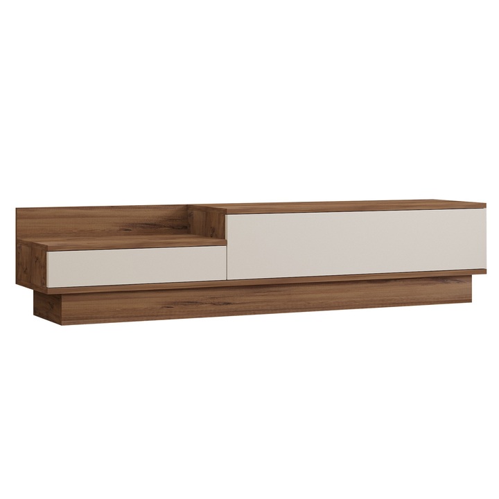 TV komoda BARKO borovice atlantic/bílá 1