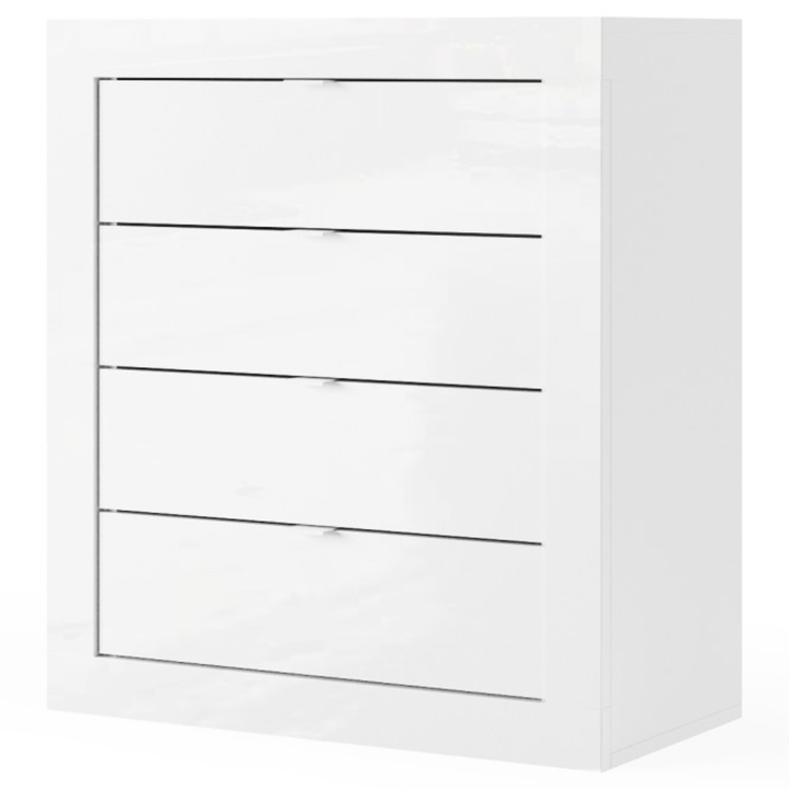 Sconto Koupelnová skříňka BASIC 15 bílá lesklá