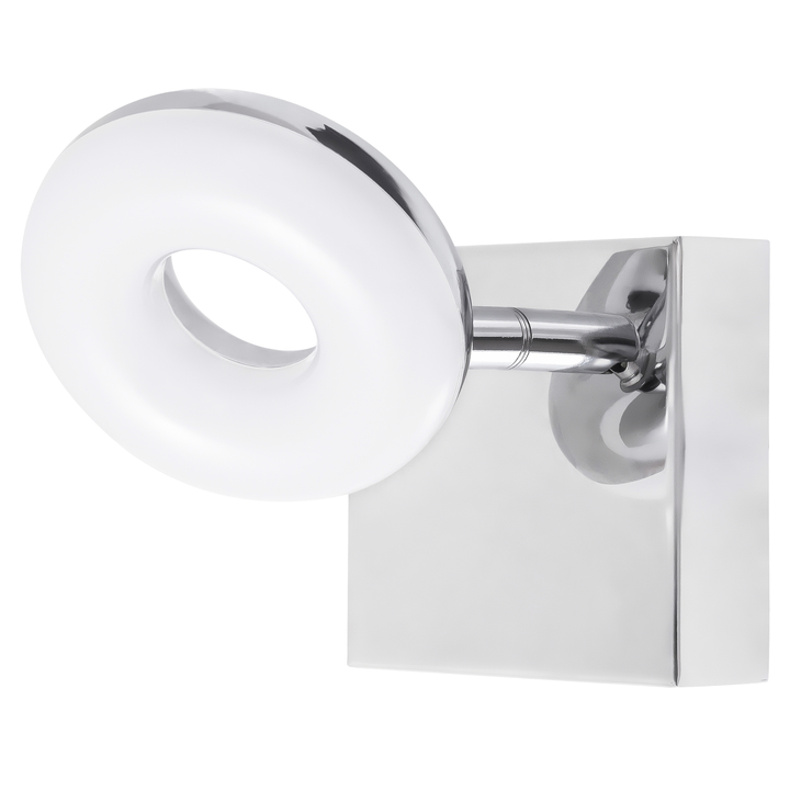Koupelnové nástěnné LED svítidlo BEATA chrom/bílá 1