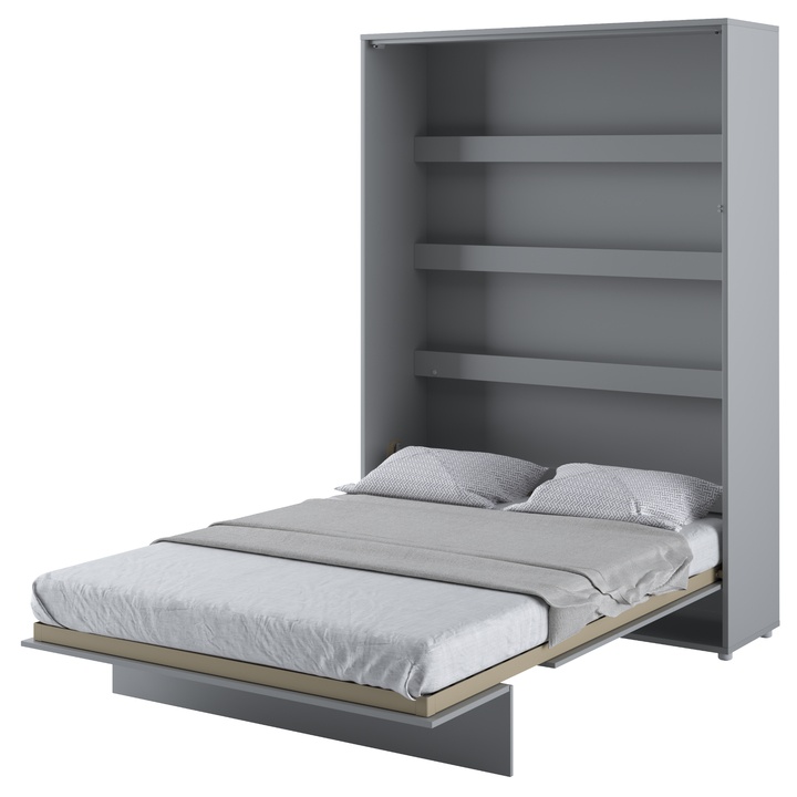 Sconto Sklápěcí postel BED CONCEPT 1 šedá, 140x200 cm